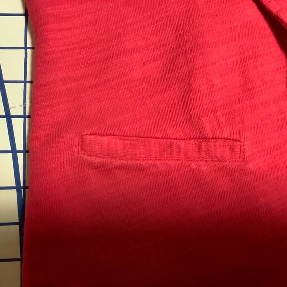 Caslon T-shirt Knit Jacket, pink, size small petite - Picture 5 of 6